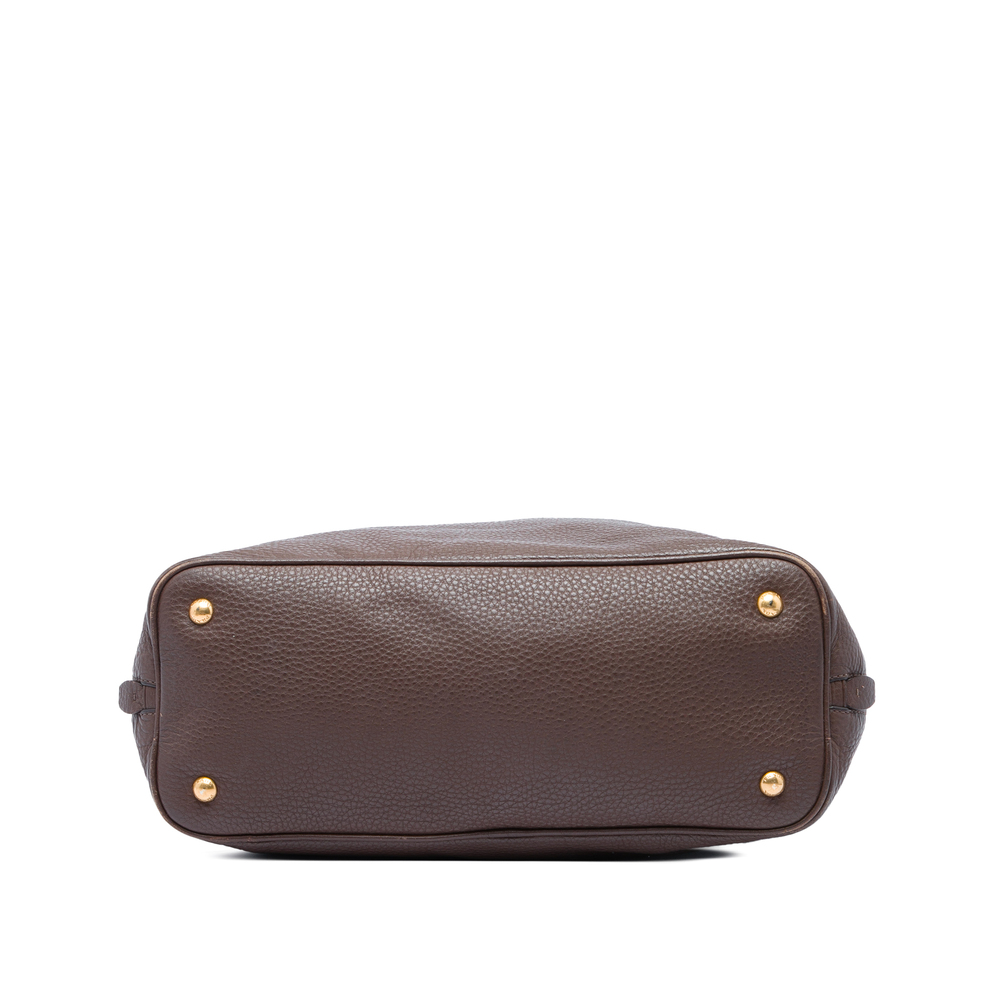 Pre-Loved Prada Vitello Daino Side Zip Open Convertible Tote - Picture 3 of 5